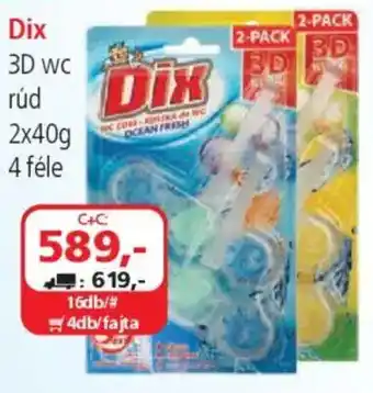 ÁRKLUB Dix 3D wc rúd ajánlat