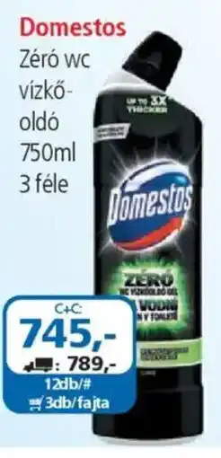 ÁRKLUB Domestos Zéró wc vízkőoldó ajánlat