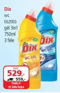 ÁRKLUB Dix WC tisztító gél 3in1 ajánlat