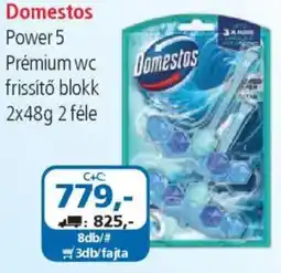 ÁRKLUB Domestos Power 5 Prémium wc frissítő blokk ajánlat