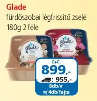 ÁRKLUB Glade fürdőszobai légfrissítő zselé ajánlat