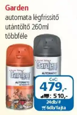 ÁRKLUB Garden automata légfrissítő utántöltő ajánlat