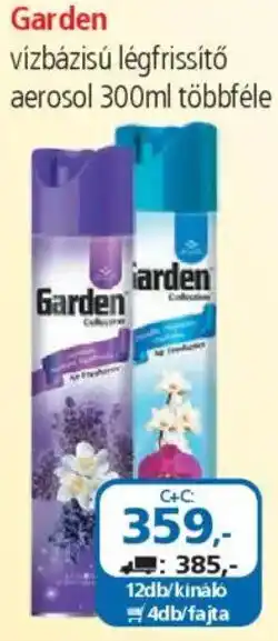 ÁRKLUB Garden vízbázisú légfrissítő aerosol ajánlat
