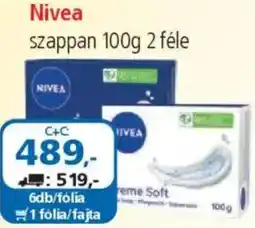ÁRKLUB Nivea szappan ajánlat