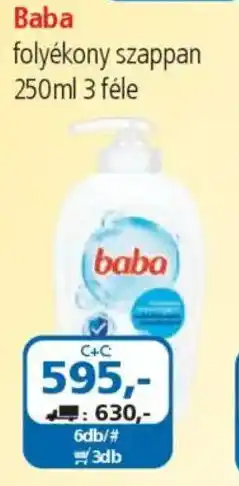 ÁRKLUB Baba folyékony szappan ajánlat