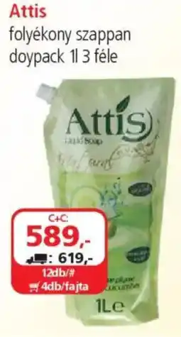 ÁRKLUB Attis folyékony szappan doypack ajánlat