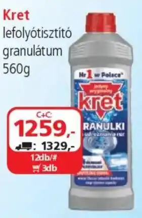 ÁRKLUB Kret lefolyótisztító granulátum ajánlat