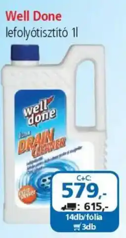 ÁRKLUB Well Done lefolyótisztító ajánlat