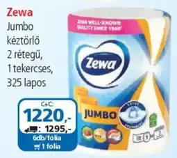 ÁRKLUB Zewa Jumbo kéztörlő ajánlat