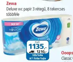 ÁRKLUB Zewa Deluxe wc papír ajánlat