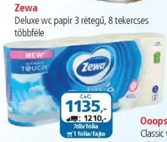 ÁRKLUB Zewa Deluxe wc papír ajánlat
