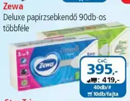 ÁRKLUB Zewa Deluxe papírzsebkendő ajánlat