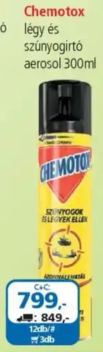 ÁRKLUB Chemotox légy és szúnyogirtó aerosol ajánlat