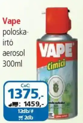 ÁRKLUB Vape poloskairtó aerosol ajánlat