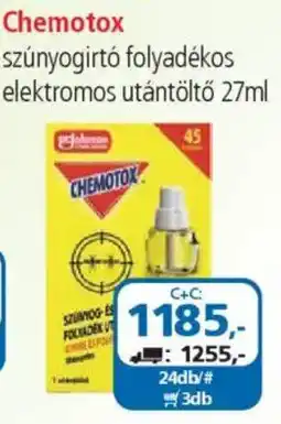 ÁRKLUB Chemotox szúnyogirtó folyadékos elektromos utántöltő ajánlat