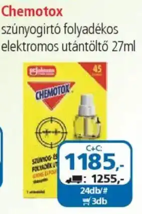 ÁRKLUB Chemotox szúnyogirtó folyadékos elektromos utántöltő ajánlat