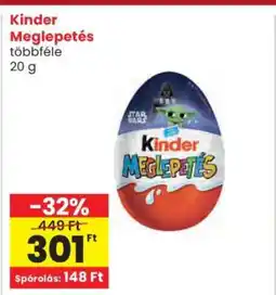 Interspar KINDER Meglepetés ajánlat
