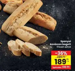 Interspar Spanyol kovászos bagett ajánlat