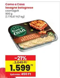 Interspar Come a Casa Lasagne Bolognese ajánlat