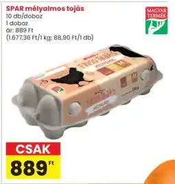 Interspar SPAR mélyalmos tojás ajánlat