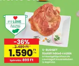Interspar S-BUDGET füstölt hátsó csülök ajánlat