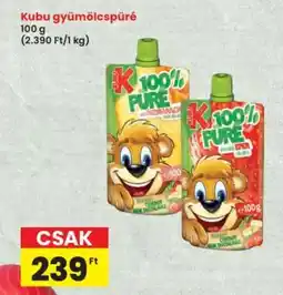 Interspar Kubu Gyümölcspüré ajánlat