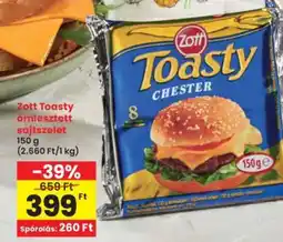 Interspar Zott Toasty ömlesztett sajtszelet ajánlat