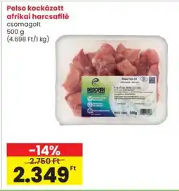 Interspar Pelso kockázott afrikai harcsafilé ajánlat