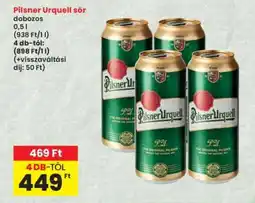 Interspar Pilsner Urquell sör ajánlat