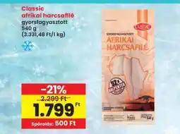 Interspar CLASSIC AFRIKAI HARCSAFILÉ ajánlat