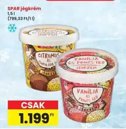 Interspar SPAR jégkrém ajánlat