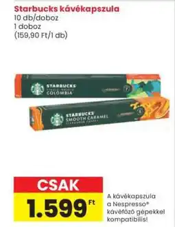 Interspar Starbucks kávékapszula ajánlat