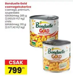 Interspar Bonduelle Gold Csemegekukorica ajánlat