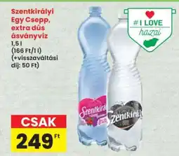 Interspar Szentkirályi Egy Csepp, extra dús ásványvíz ajánlat