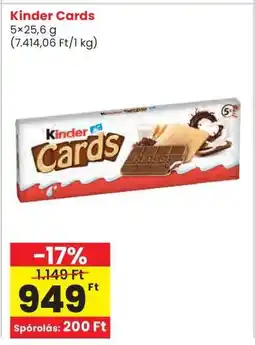 Interspar KINDER Cards ajánlat