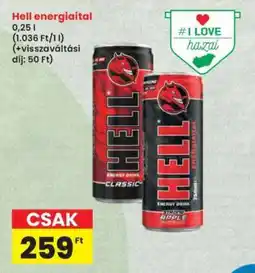 Interspar HELL Energiaital ajánlat