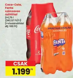 Interspar Coca-Cola, Fanta szénsavas üdítőital ajánlat