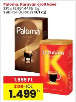 Interspar Paloma, Karaván őrölt kávé ajánlat