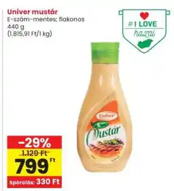Interspar UNIVER﻿﻿ Mustár ajánlat