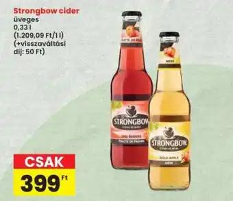 Interspar Strongbow cider ajánlat