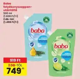 Interspar Baba folyékony szappan utántöltő ajánlat