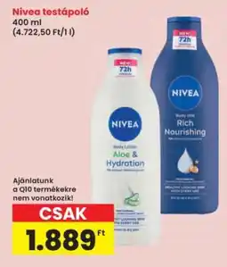 Interspar NIVEA testápoló ajánlat