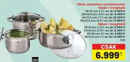 Interspar Silver Jewellery rozsdamentes fazék + üvegfedő ajánlat