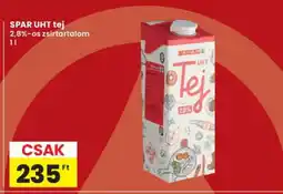 Interspar SPAR UHT tej ajánlat