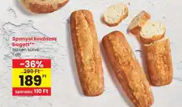 Spar Spanyol kovászos bagett ajánlat