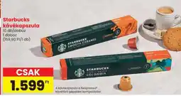 Spar Starbucks kávékapszula ajánlat