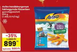 Interspar Aviko hasábburgonya fokhagymás fűszerben ajánlat