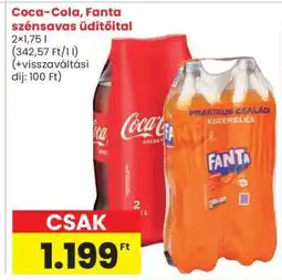 Spar Coca-Cola, Fanta szénsavas üdítőital ajánlat