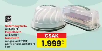 Interspar Süteménytartó ajánlat