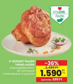 Spar S-BUDGET füstölt hátsó csülök ajánlat
